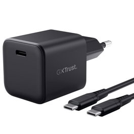 Trust Gaming GXT 1258 Cargador de Pared GaN 65 W con Cable USB-C para Nintendo Switch 2